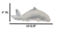 Feng Shui Auspicious Romantic Love Pond Koi Fish Frosted Acrylic Figurine-3