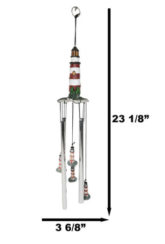 Assateague Islands Lighthouse Nautical Beacon Resonant Relaxing Wind Chime Patio-5