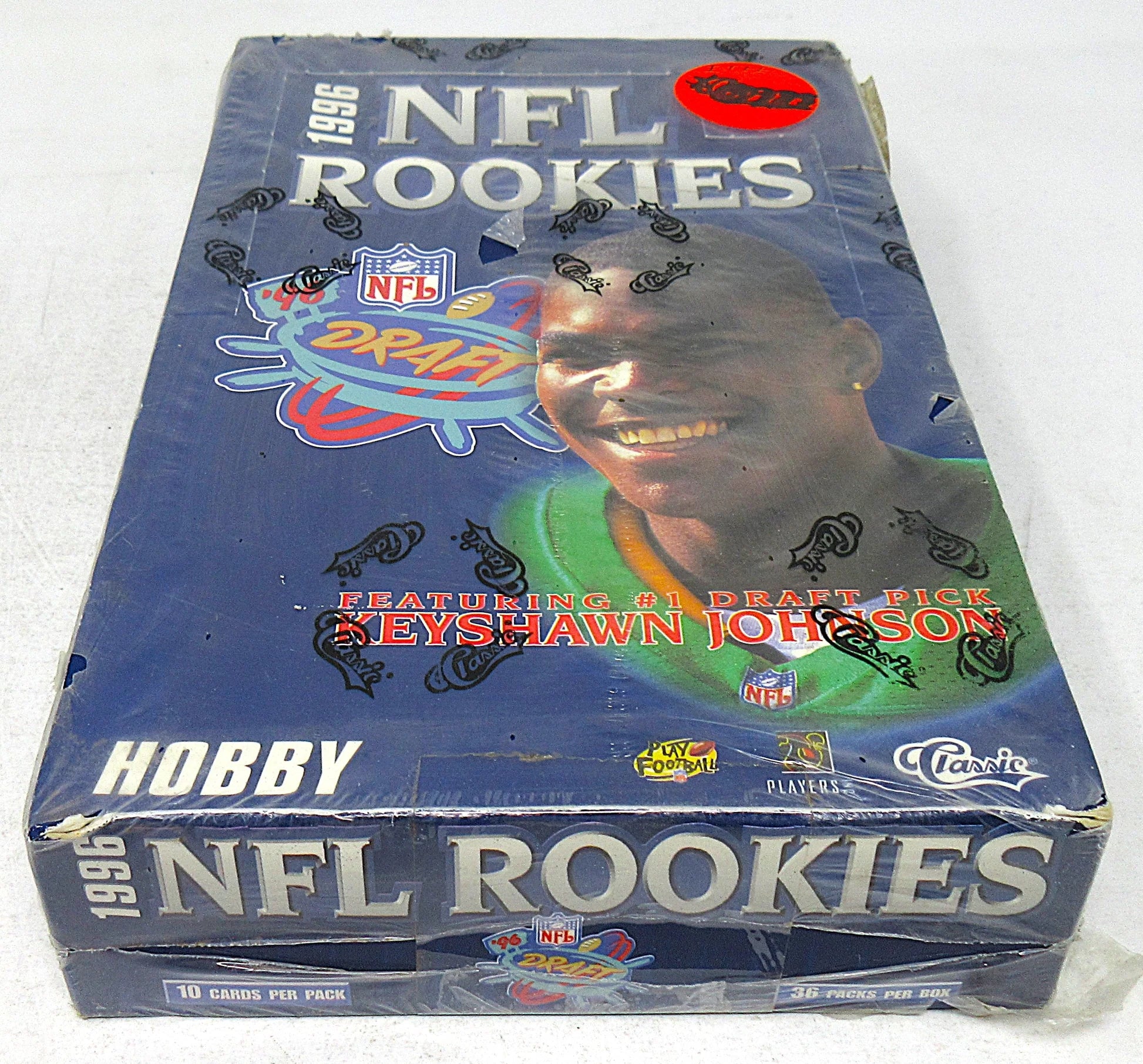 1996 Classic NFL Rookies Football Box (Hobby) (36/10) (Read)