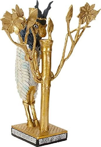 Ram In Thicket Statue 7" Height Figurine Penn Museum Replica