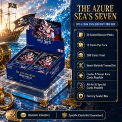 Bandai ONE PIECE Card Game The Azure Sea’s Seven OP14-EB04 Seven Warlords Booster Box English Version 24 Packs Factory Sealed Great Gift for Collectors-3