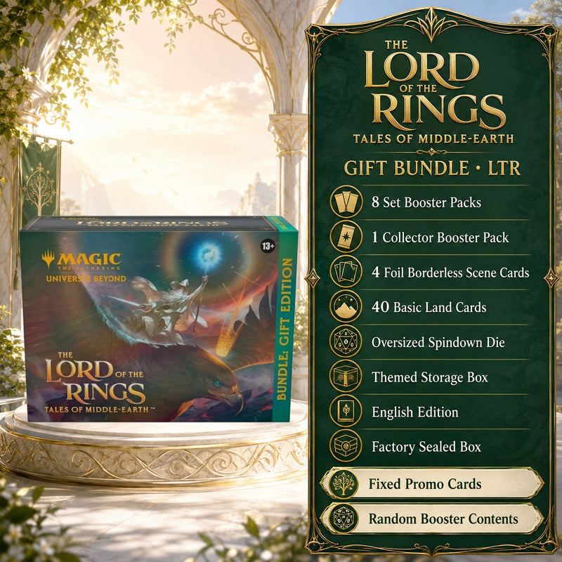 Magic: The Gathering The Lord of the Rings Tales of Middle-earth LTR Frodo & The One Ring Gift Bundle English Factory Sealed Collector Gift-2