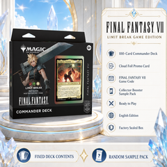 Magic: The Gathering FINAL FANTASY VII Limit Break Cloud Commander Deck Game Edition English Factory Sealed Collector Gift-3