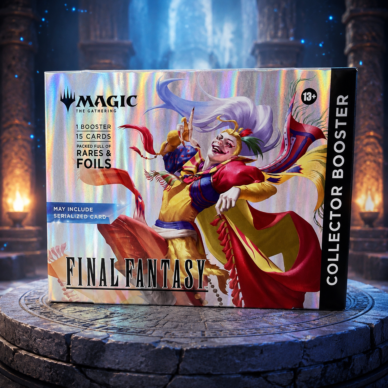 Magic: The Gathering FINAL FANTASY FIN Kefka Omega Collector Booster, 1 Pack 15 Cards, English Factory Sealed Collector Gift