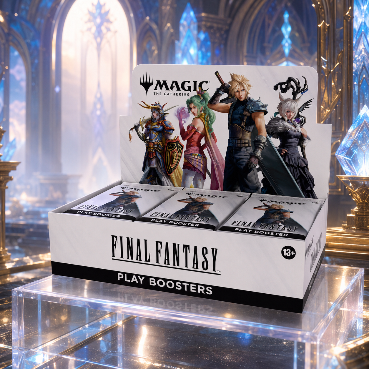 Magic: The Gathering FINAL FANTASY FIN Cloud & Sephiroth Play Booster Box, 30 Packs, English Edition, Factory Sealed, Great Gift for Collectors