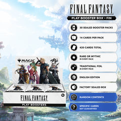 Magic: The Gathering FINAL FANTASY FIN Cloud & Sephiroth Play Booster Box, 30 Packs, English Edition, Factory Sealed, Great Gift for Collectors-3