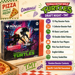Magic: The Gathering Teenage Mutant Ninja Turtles TMT Draft Night Box,  12 Play Boosters and 1 Collector Booster, English Factory Sealed Four-Player Pick-Two Draft Kit, TCG Trading Card Game Set for Pack Opening, Great Gift for Collectors-2