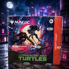 Magic: The Gathering Teenage Mutant Ninja Turtles TMT Draft Night Box,  12 Play Boosters and 1 Collector Booster, English Factory Sealed Four-Player Pick-Two Draft Kit, TCG Trading Card Game Set for Pack Opening, Great Gift for Collectors-1