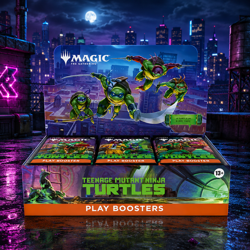 Magic: The Gathering Teenage Mutant Ninja Turtles TMT Booster Box, 30 Packs, English Factory Sealed TCG Booster Display for Drafting, Deck Building, Trading Card Collecting and Pack Opening, Great Gift for Fans-1