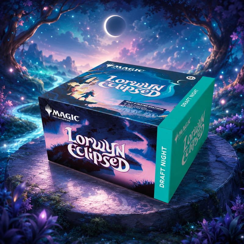 Magic: The Gathering Lorwyn Eclipsed ECL Draft Night Box, 12 Play Boosters and 1 Collector Booster, English Factory Sealed Four-Player Pick-Two Draft Kit, TCG Trading Card Game Set for Drafting, Deck Building and Pack Opening, Great Gift for Collectors-1