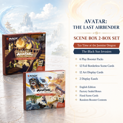 Magic: The Gathering Avatar The Last Airbender TLA Tea Time at the Jasmine Dragon & The Black Sun Invasion Scene Box 2-Box Set, Card Collection for Display, Deck Building and Pack Opening, Great Gift for Collectors-2