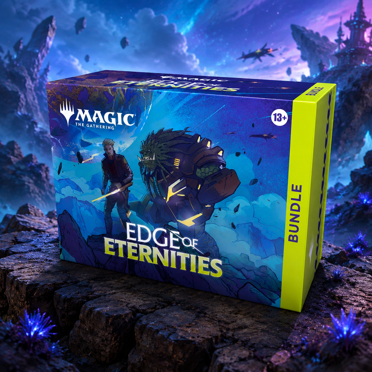 Magic: The Gathering Edge of Eternities EOE Bundle English Edition, MTG Booster Bundle, Space Fantasy TCG Collectible Trading Cards for Deck Building, Pack Opening, Card Storage and Card Game Gift-1