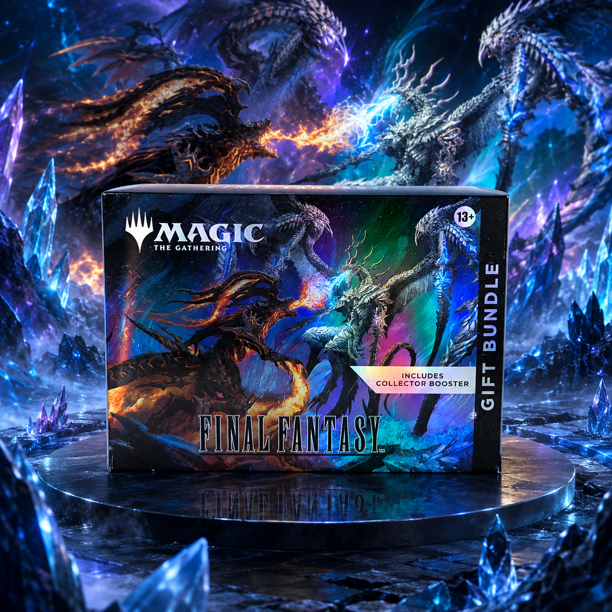 Magic: The Gathering FINAL FANTASY FIN Gift Bundle English Edition, MTG TCG Booster Bundle, Collector Booster Gift Set, Collectible Trading Cards for Deck Building, Pack Opening, Card Collection and Collector Gift-2