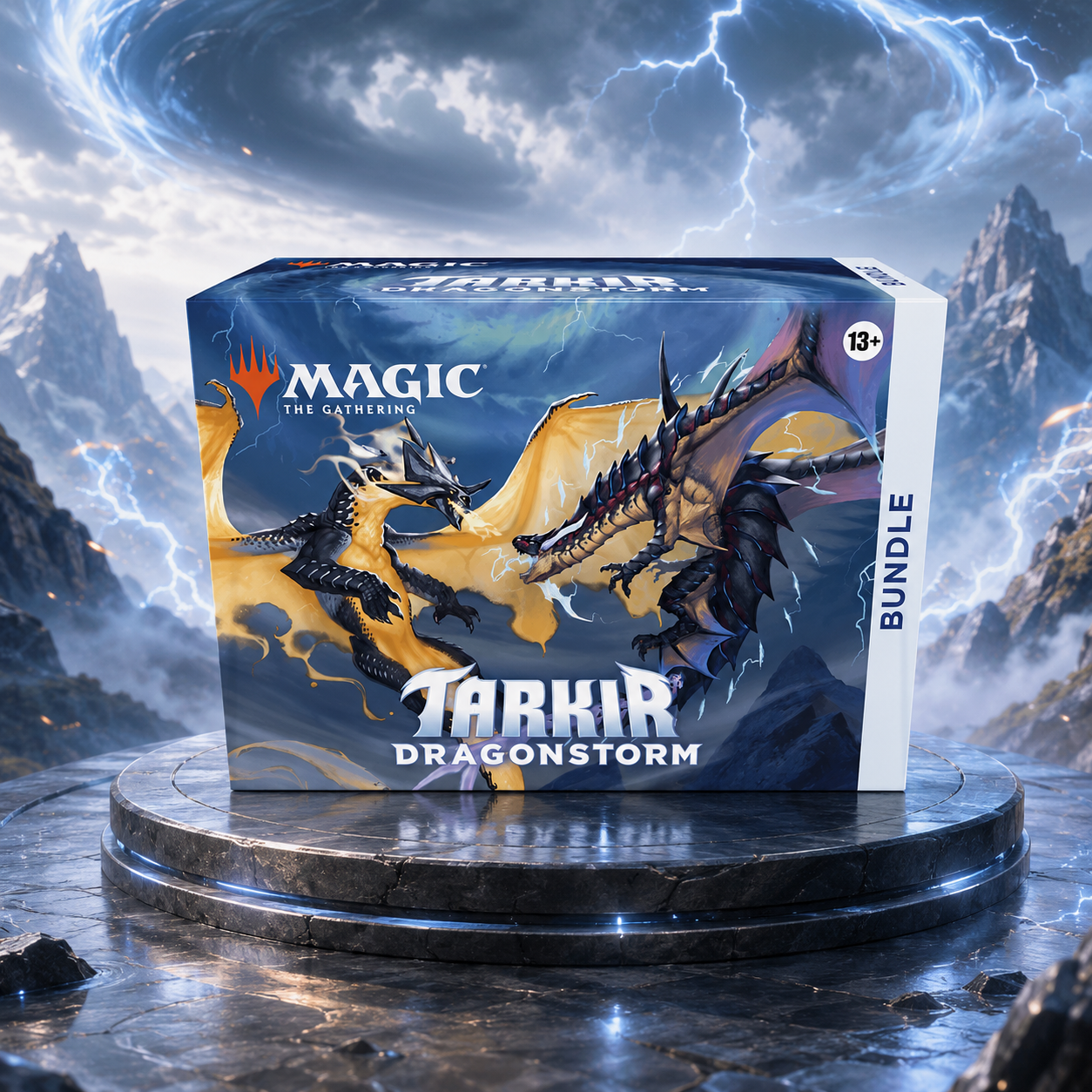 Magic: The Gathering Tarkir Dragonstorm TDM Bundle English Edition, MTG Booster Bundle, Dragon Fantasy TCG Collectible Trading Cards for Deck Building, Pack Opening, Card Collection and Collector Gift