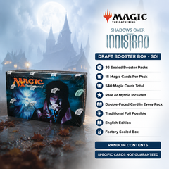 Magic: The Gathering Shadows over Innistrad SOI Booster Box English Edition, MTG Draft Booster Display, Gothic Horror TCG Trading Cards for Booster Draft, Deck Building, Pack Opening, Card Collection and Collector Gift-2