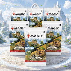 Magic The Gathering Avatar The Last Airbender Jumpstart Booster 6-Pack Lot, 6 Sealed MTG Jumpstart Packs, 20 Cards Per Pack, Trading Card Game Pack Set for Casual Play, Pack Opening and Gift-1
