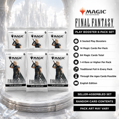Magic: The Gathering FINAL FANTASY FIN Play Booster 6-Pack Set English Edition, MTG Sealed Booster Pack Lot, Collectible Trading Cards for Drafting, Deck Building, Pack Opening, Card Collection and Gift-2