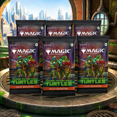 Magic The Gathering Teenage Mutant Ninja Turtles Play Booster 6-Pack Set, MTG Sealed Booster Pack Lot, Collectible Trading Card Game Packs for Pack Opening, Deck Building, Card Collection and Gift-2