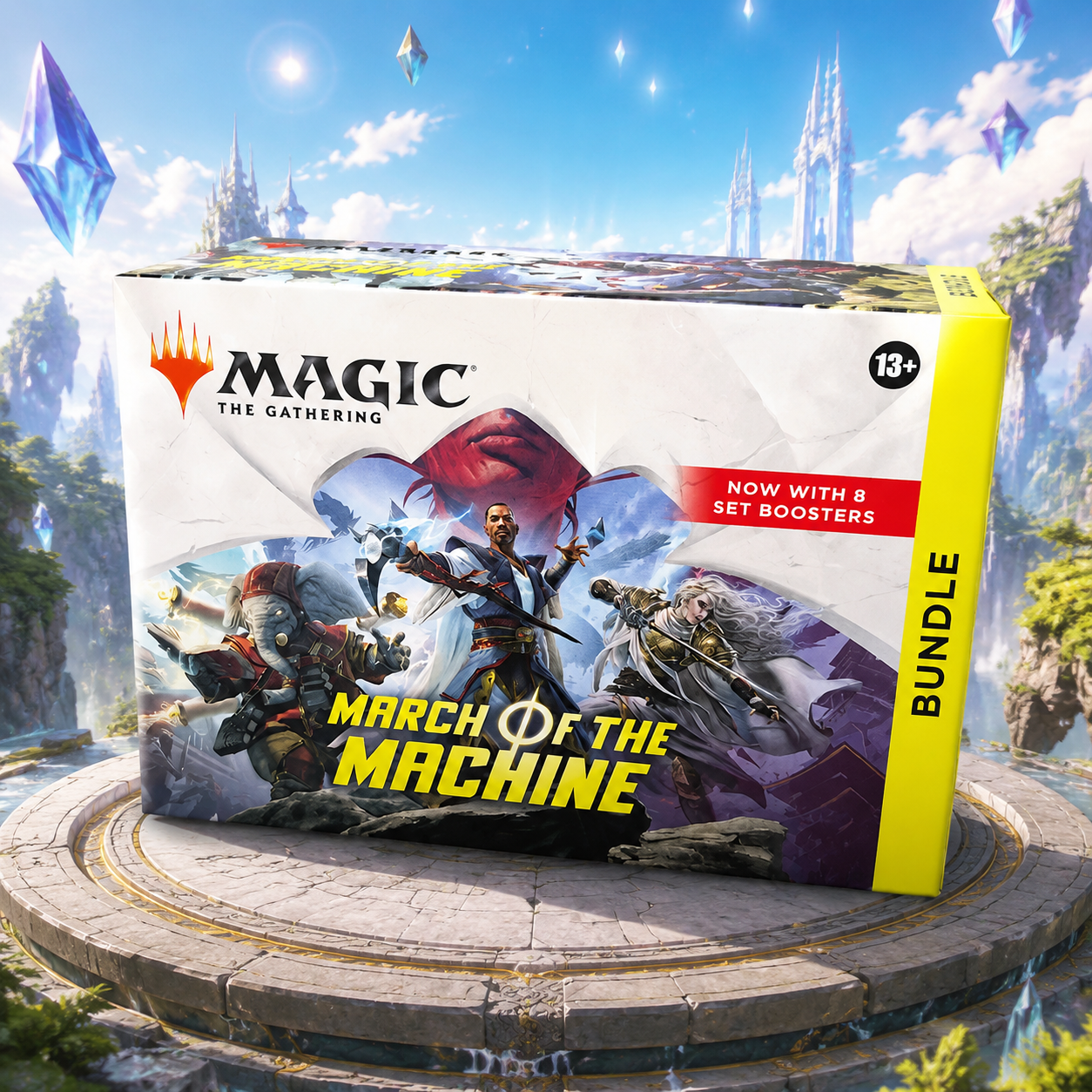 Magic: The Gathering March of the Machine MOM Bundle English Edition, Factory Sealed MTG Booster Bundle, TCG Collectible Trading Cards for Deck Building, Pack Opening, Card Collection and Collector Gift
