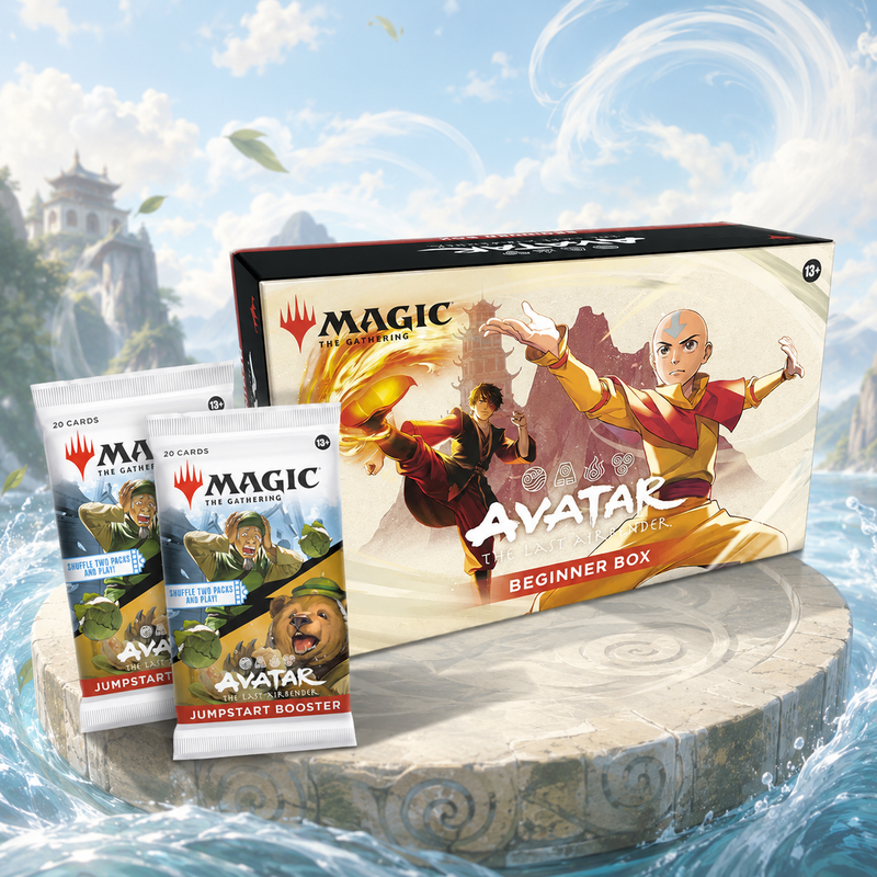 Magic: The Gathering Avatar The Last Airbender Beginner Box + 2 Jumpstart Booster Packs English Edition, MTG Two-Player Learn-to-Play Card Game Set, 240 Cards, Ready-to-Play Decks for Casual Play and Gift-1