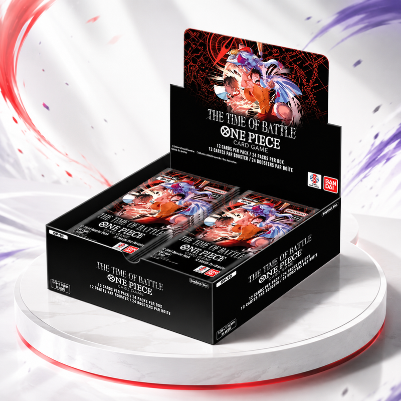 One Piece Card Game OP16 The Time Of Battle English Booster Box, 24 Sealed Packs, 12 Cards Per Pack, Factory Sealed TCG Collector Box-1