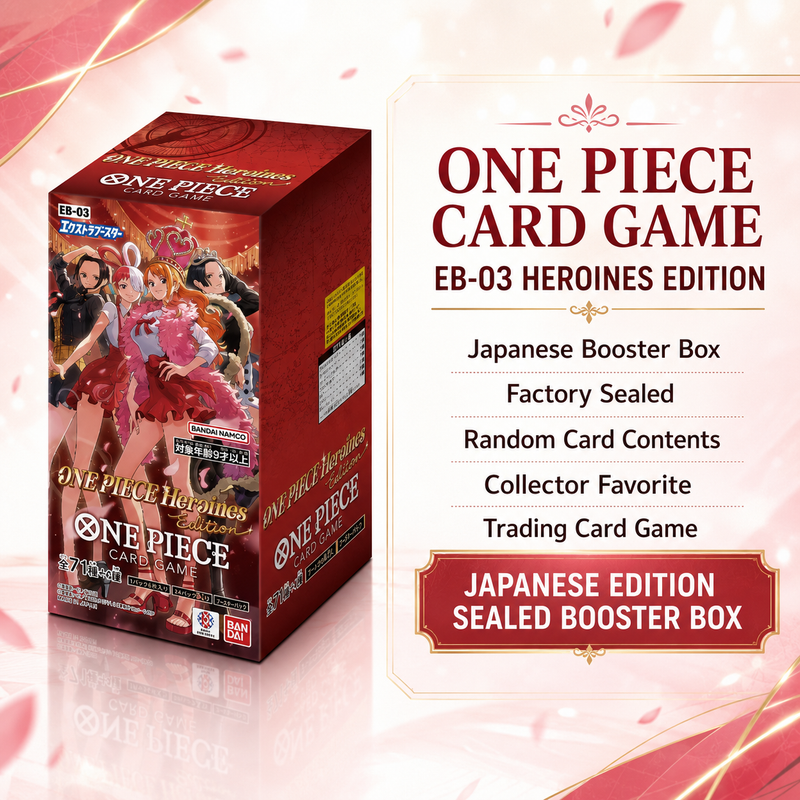 One Piece Card Game Extra Booster EB-03 Heroines Edition Booster Box Japanese Version Factory Sealed Trading Cards Collection Gift for Collectors-2