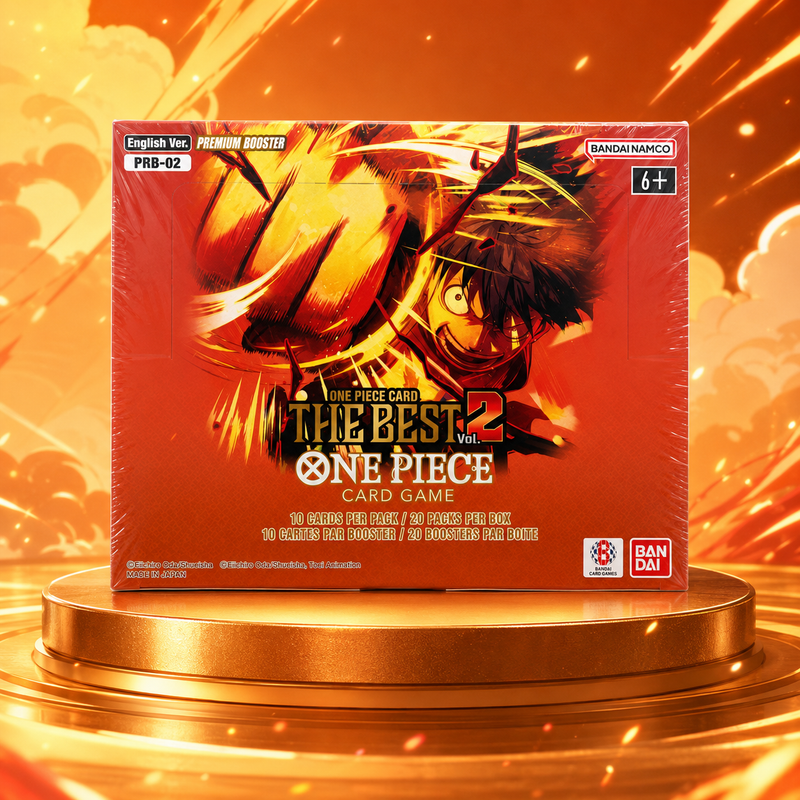 One Piece Card Game The Best Vol.2 PRB-02 Premium Booster Box English Edition, Factory Sealed TCG Collectible Cards for Deck Building, Pack Opening and Collector Gift-1