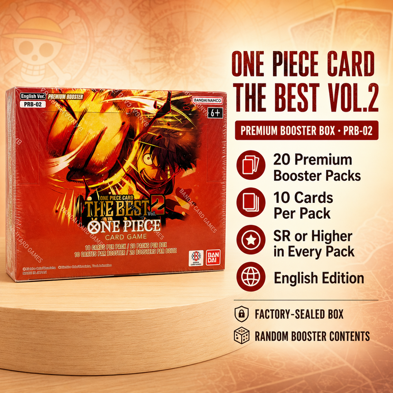 One Piece Card Game The Best Vol.2 PRB-02 Premium Booster Box English Edition, Factory Sealed TCG Collectible Cards for Deck Building, Pack Opening and Collector Gift-2
