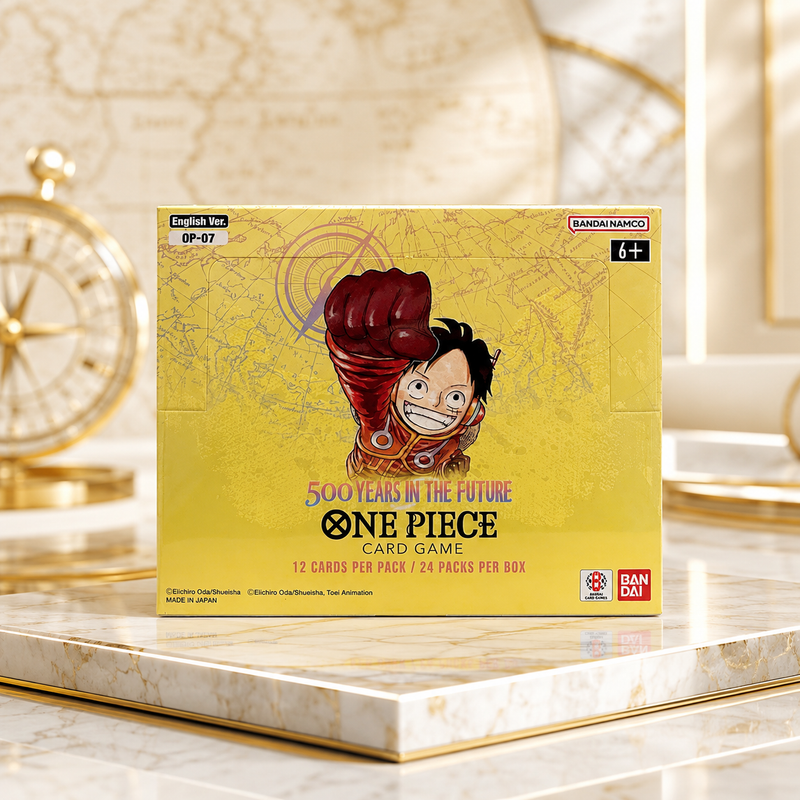 One Piece Card Game OP-07 500 Years in the Future Booster Box English Edition, 24 Booster Packs, Factory-Sealed TCG Cards for Deck Building, Pack Opening and Collector Gift-1