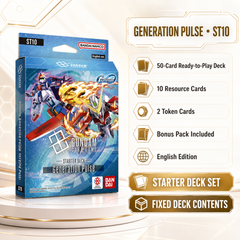 Bandai Gundam Card Game Generation Pulse ST10 Starter Deck English Edition, Ready-to-Play 50-Card TCG Deck with Resource Cards, Tokens and Bonus Pack, Great Gift for Collectors-2