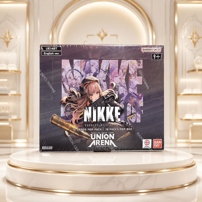 Union Arena Goddess of Victory NIKKE UE14BT Booster Box English Edition, 16 Packs, 192 Cards with Premium Pack Box Topper, Anime TCG Collector Gift-1