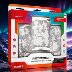 Pokémon TCG First Partner Illustration Collection Series 2 with 2 Booster Packs English Edition Factory Sealed Collector Gift-1