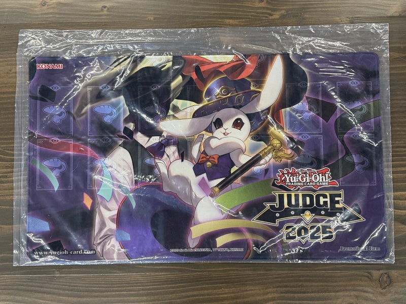 Yugioh Official Konami Silhouhatte Rabbit Judge 2025 Playmat Brand New Sealed!-1