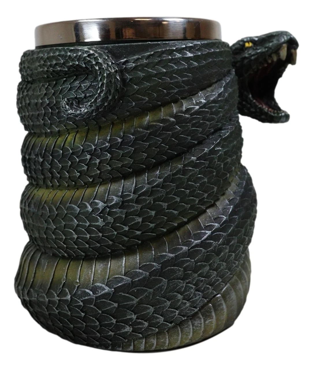 Realistic Ferocious Slithering Serpent Snake With Venomous Fangs Coffee Mug Cup-7
