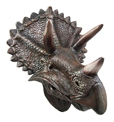 Jurassic Triceratops Wall Head Large 15.25" H Hanging Wall Decor Plaque-5