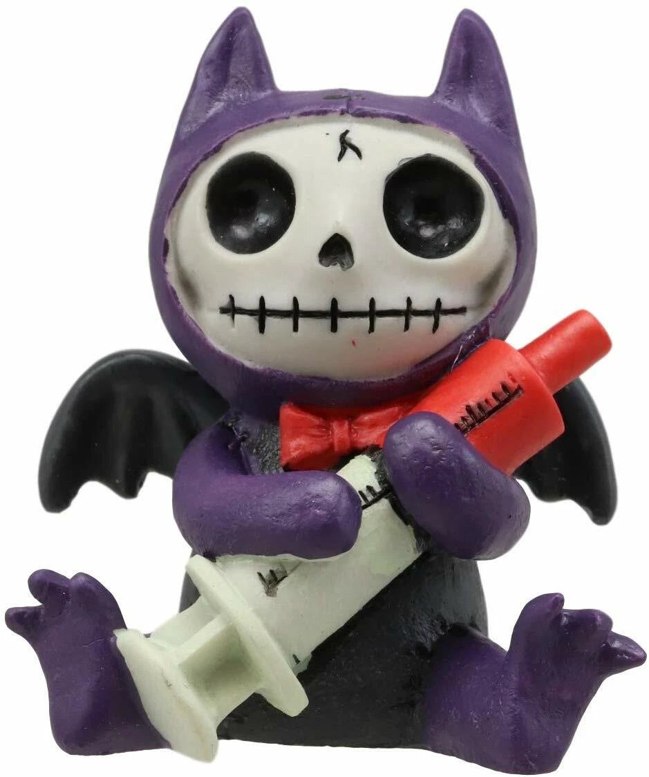 2.5" Tall Furrybones Flappy Vampire Bat Doctor Collectible Figurine-3