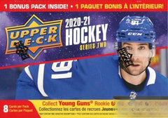 2020/21 Upper Deck Series 2 Hockey HUGE Factory Sealed Blaster Box-YOUNG GUN RC-2
