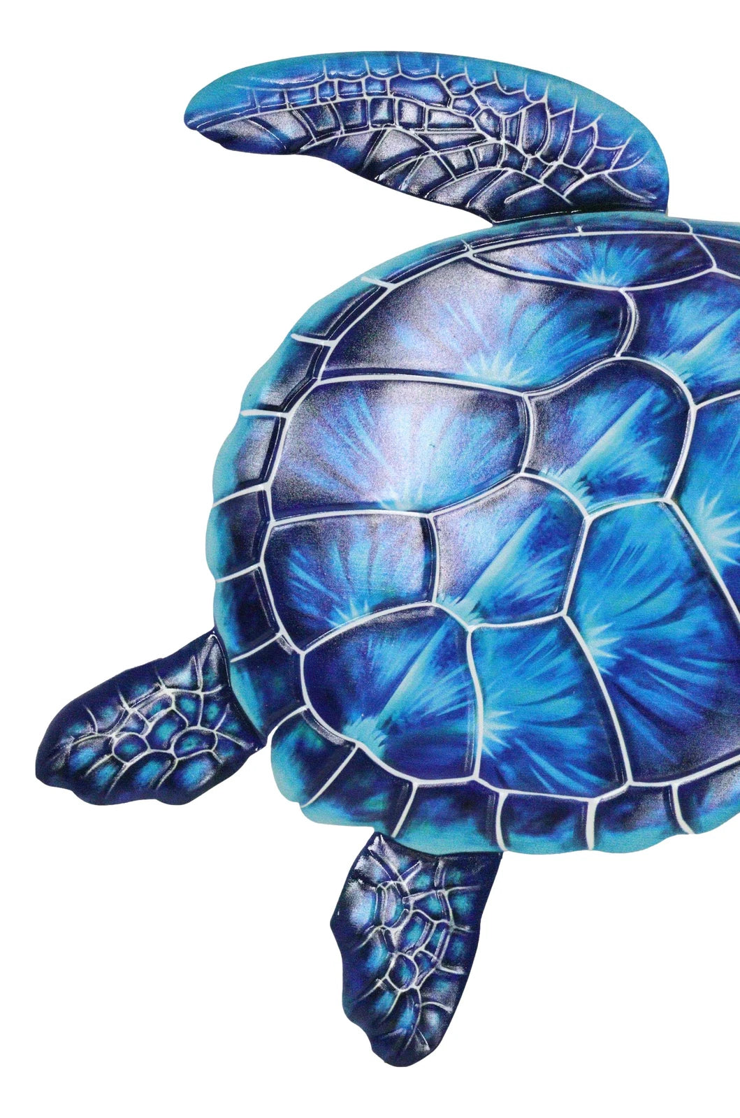 Marine Ocean Harmony Series Blue Bermuda Elegant Sea Turtle Metal Wall Decor-7
