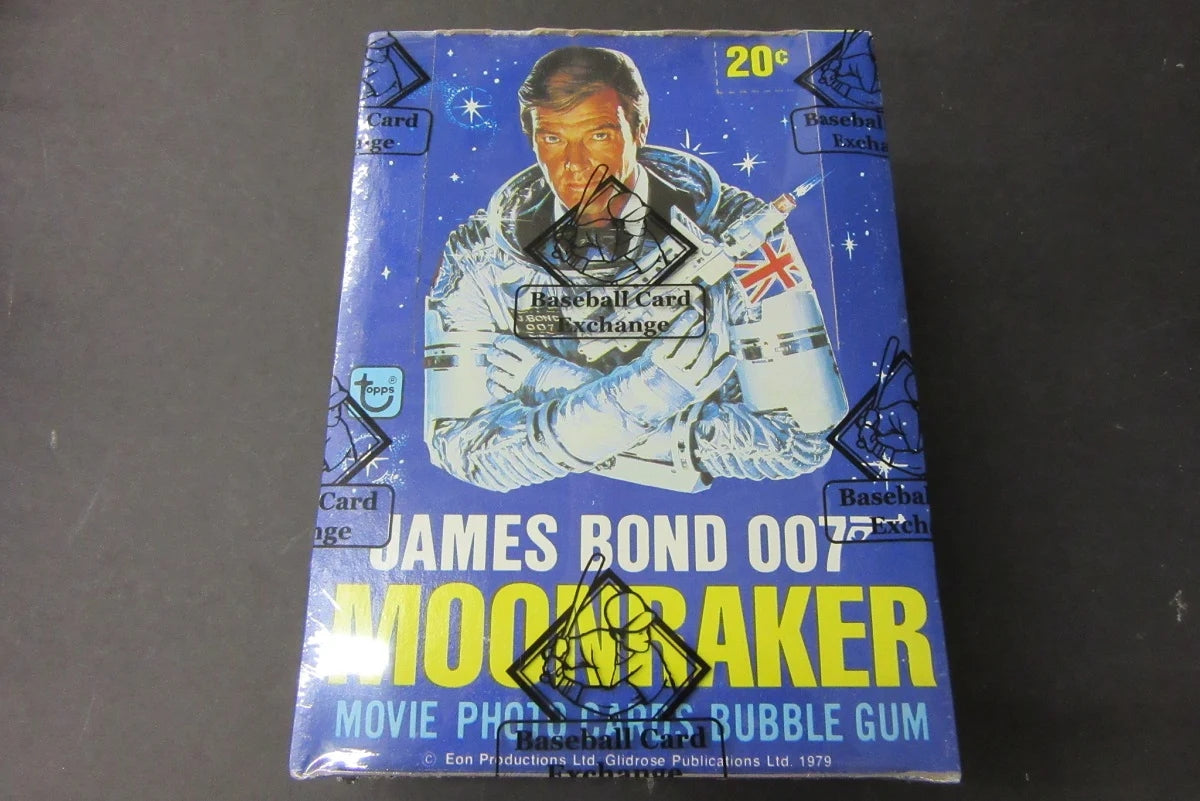 1979 Topps James Bond 007 Moonraker Unopened Wax Box (BBCE)-1