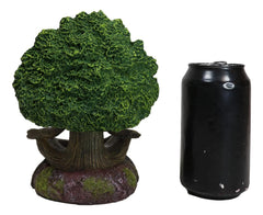 Forest Greenman Tree Man Ent Meditating Backflow Incense Cone Burner Figurine-6