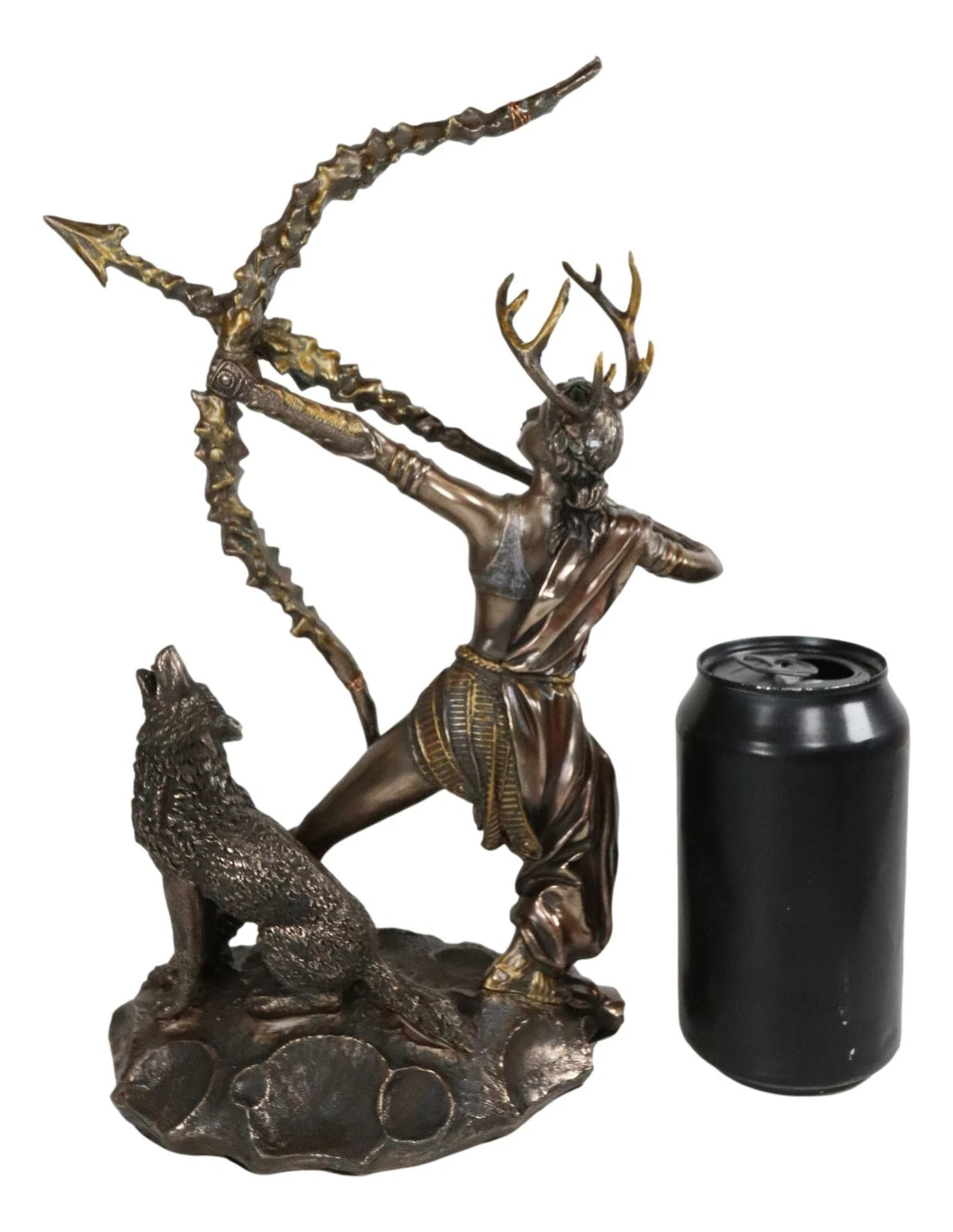 Gift Greek Goddess Artemis Figurine Roman Diana The Huntress Statue 11.5"H-6