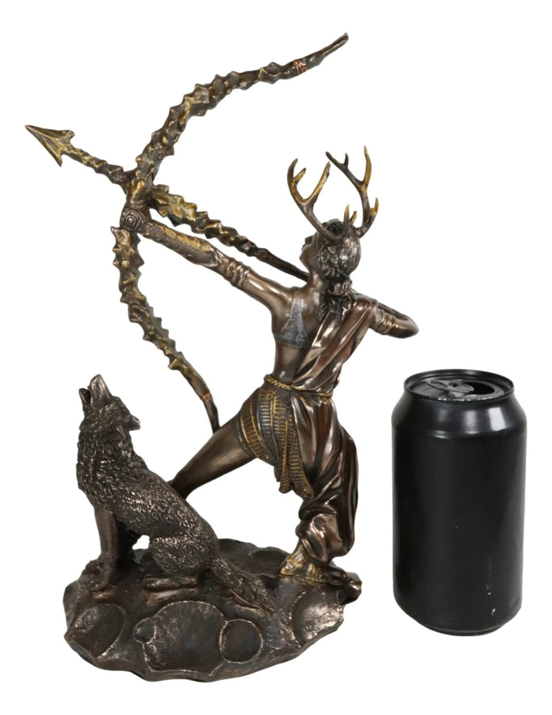 Gift Greek Goddess Artemis Figurine Roman Diana The Huntress Statue 11.5"H-6