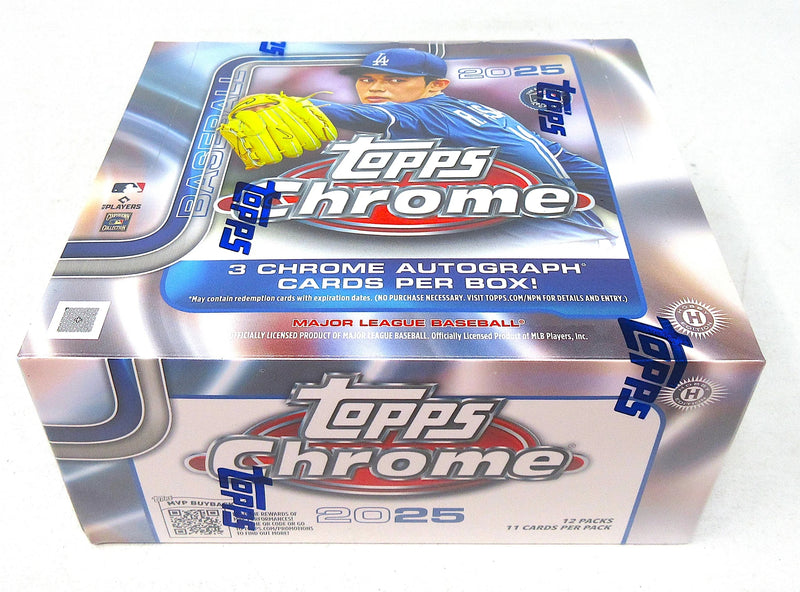 2025 Topps Chrome Baseball Jumbo Box (Hobby) (12/11)-1