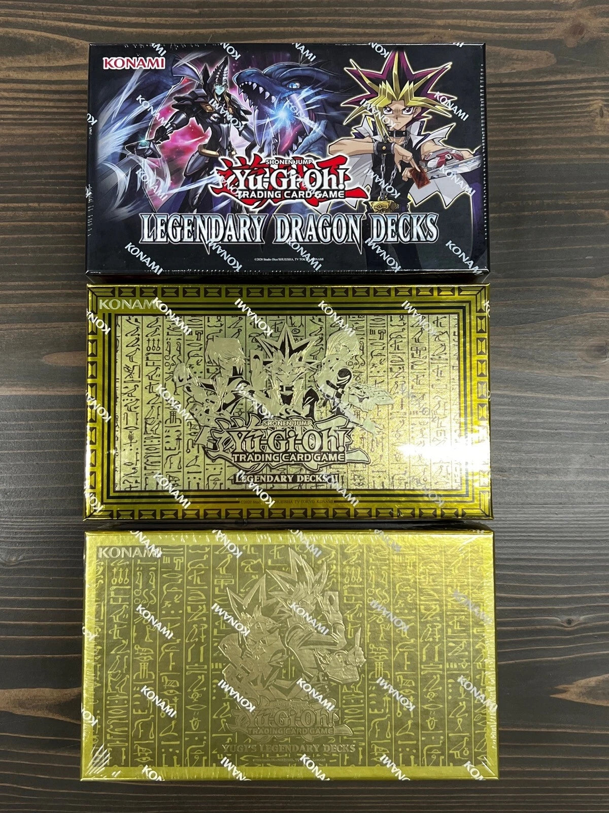 Yugioh Yugi's Legendary Decks 1 & 2 + DRAGON DECKS! 3 Box Set Brand New Sealed!-1