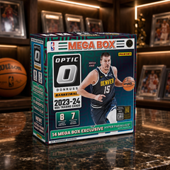 Optic Basketball Cards 2023-24 Panini Donruss NBA Mega Box, Factory Sealed, 56 Cards, 7 Packs, Wembanyama Rated Rookie RC Possible-1
