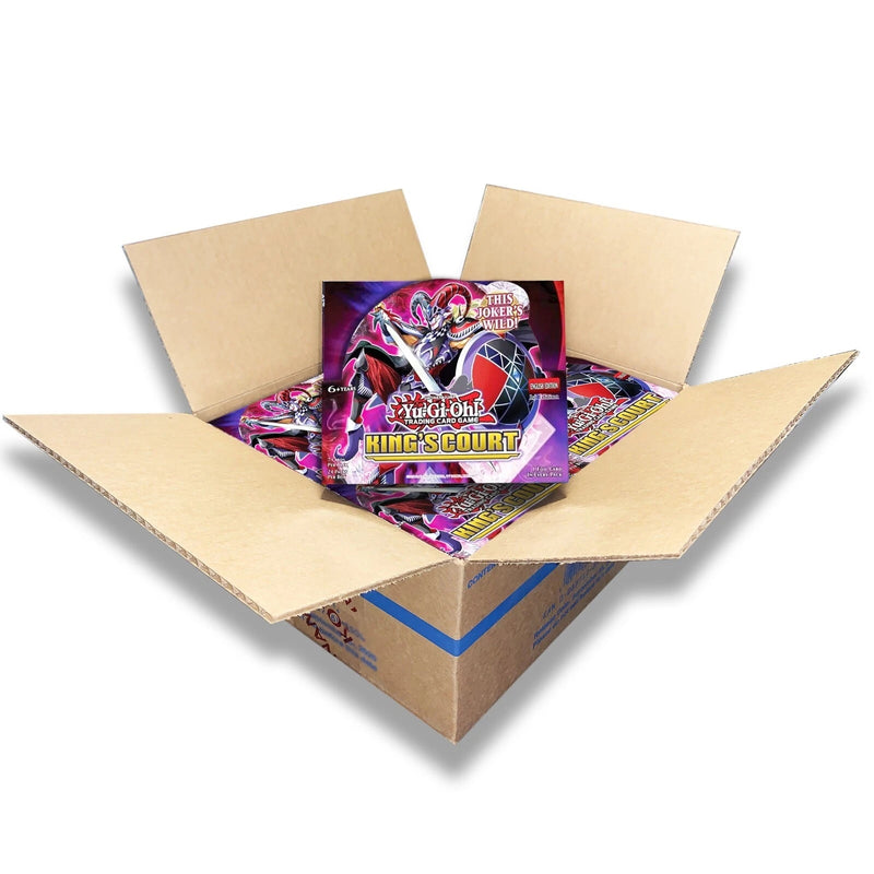 Yugioh King’s Court Booster Case (12 Boxes) 1st Ed Factory Sealed Brand New!-1