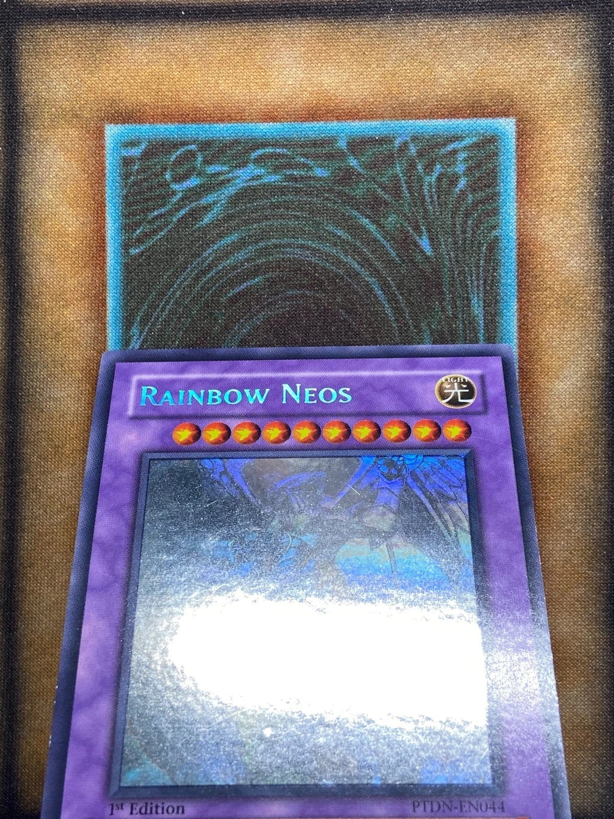 Yugioh Rainbow Neos PTDN-EN044 Ghost Rare 1st Ed LP-2