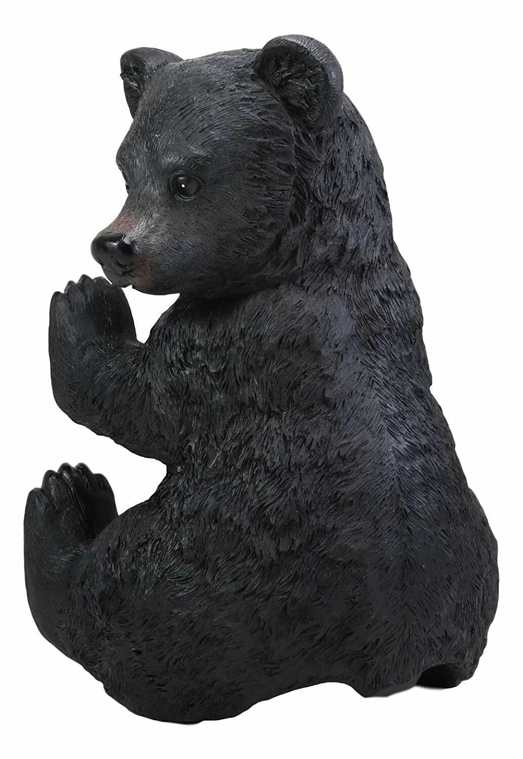 Large Stinky Stool Pooping Black Bear Toilet Paper Holder Decor Figurine 13.5"H-5