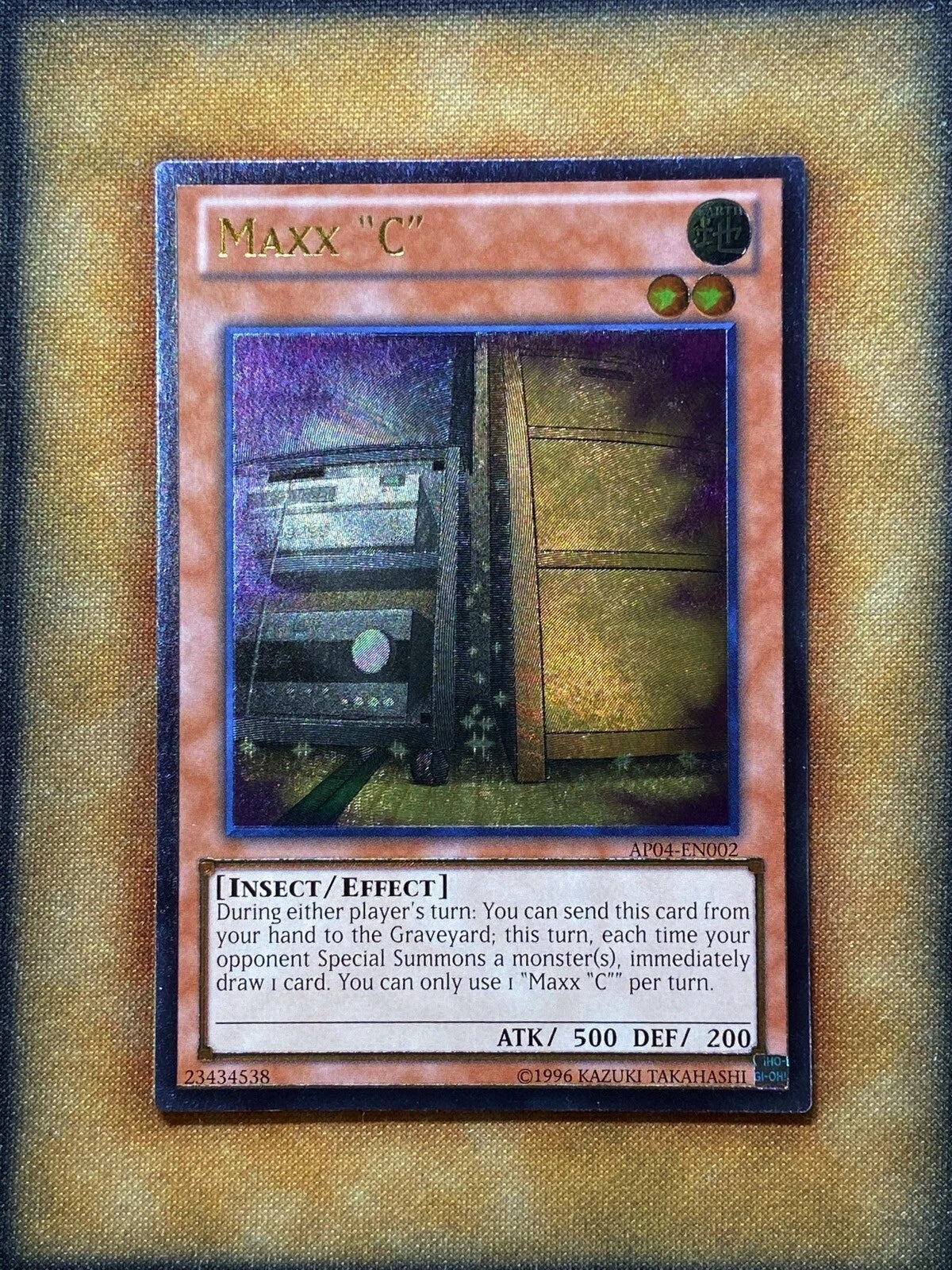 Yugioh Maxx “C” AP04-EN002 Ultimate Rare NM-1