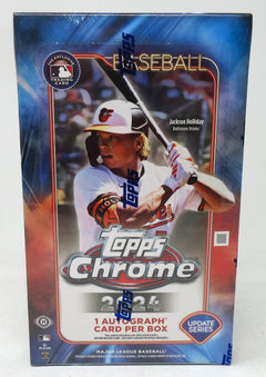 2024 Topps Chrome Baseball Update Series Box (Hobby) (24/4)-1